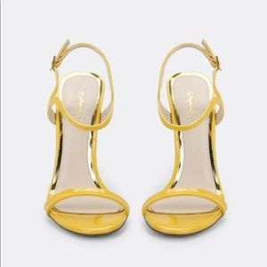 Yellow Stiletto Heels